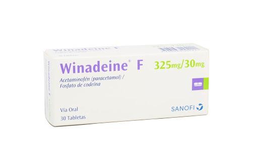 Winadeine F 325/30Mg Tabletas Caja X30Tab. Sanofi Acetaminofén Codeína