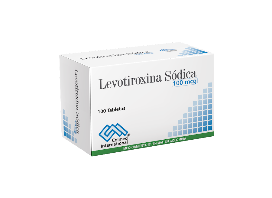 Levotiroxina 100 ug Tabletas Caja x 100 Unidades