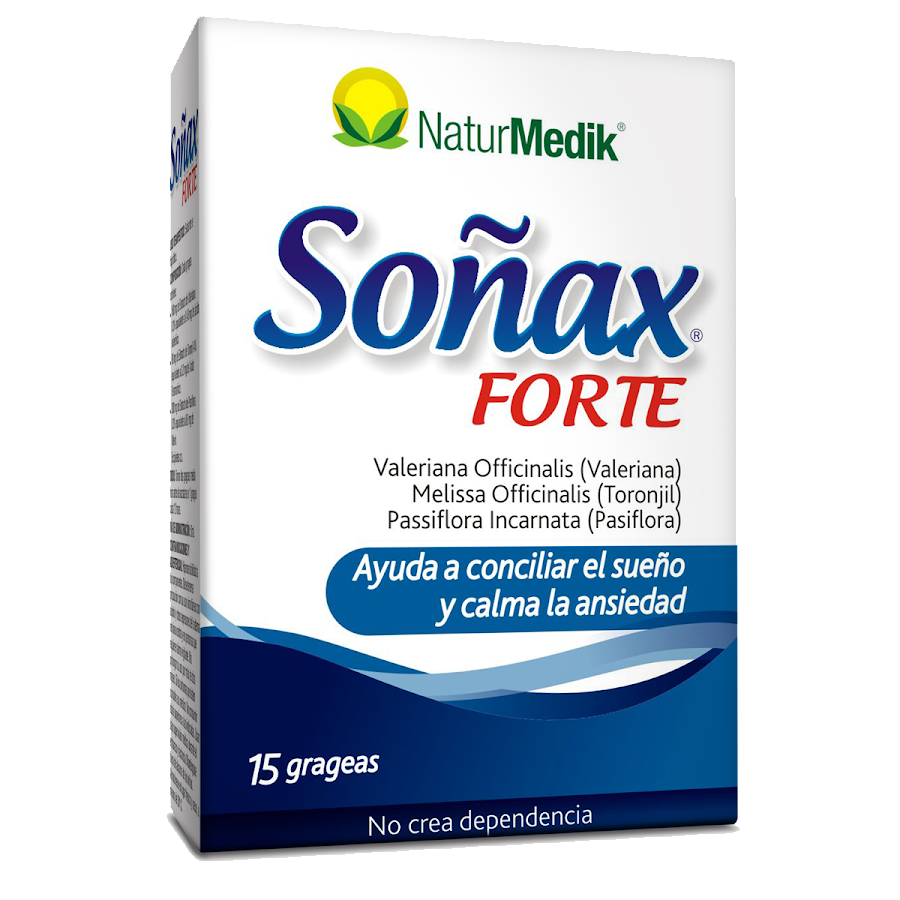 Soñax Forte 160mg Grg Caja x15grg LAF Valeriana Toronjil Pasiflora