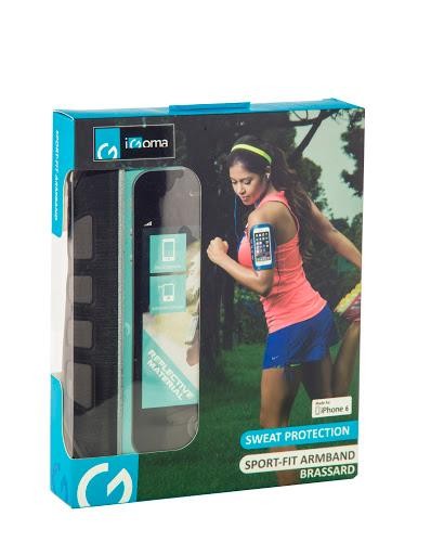 ESTUCHE IGOMA  BRAZO IPHONE 6 NEGRO X1UND.