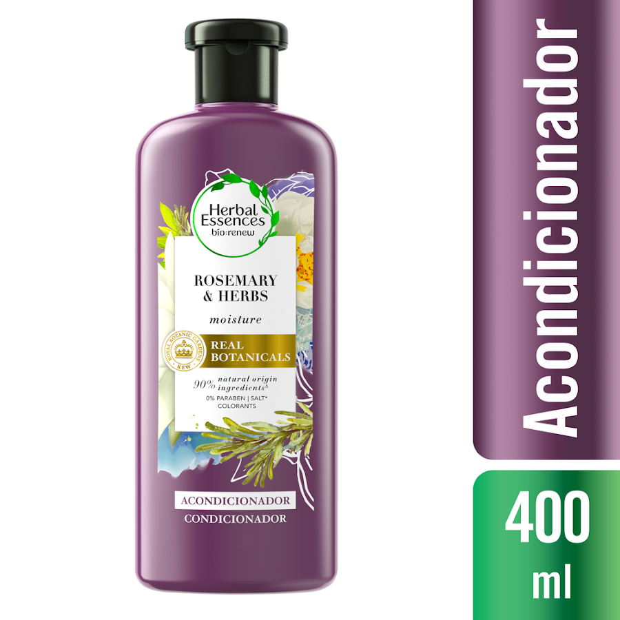Acondicionador Herbal Essences Bio:Renew Rosemary & Herbs 400 ml