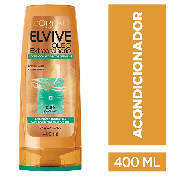 ACONDICIONADOR L´ORÉAL ELVIVE OLEO EXTRAORD. RIZOS DEFINIDOS X400ML.