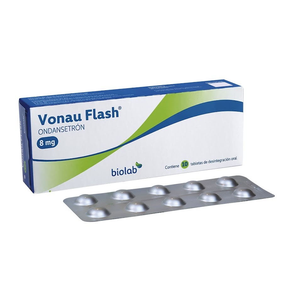 Vonau Flash Ondansetron 8mg Biolab Caja x 10 Tabletas