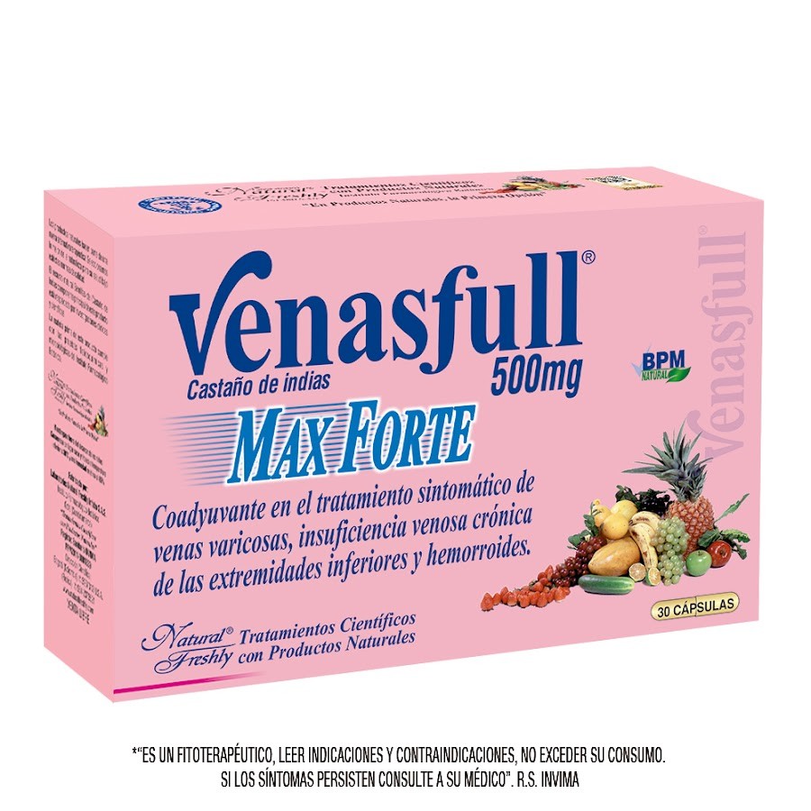 Venasfull Max Softgels Cápsulas Frasco x30Cap NAT Castaño De Indias