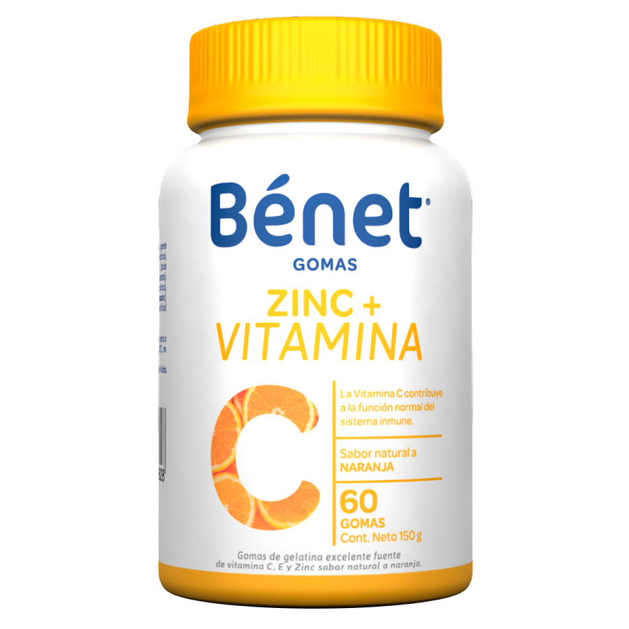Gomas Benet Vitamina C y Zinc x 60Und