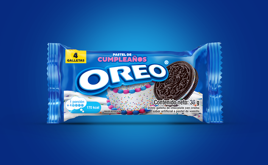Fracción Galletas Oreo Pastel x36gr
