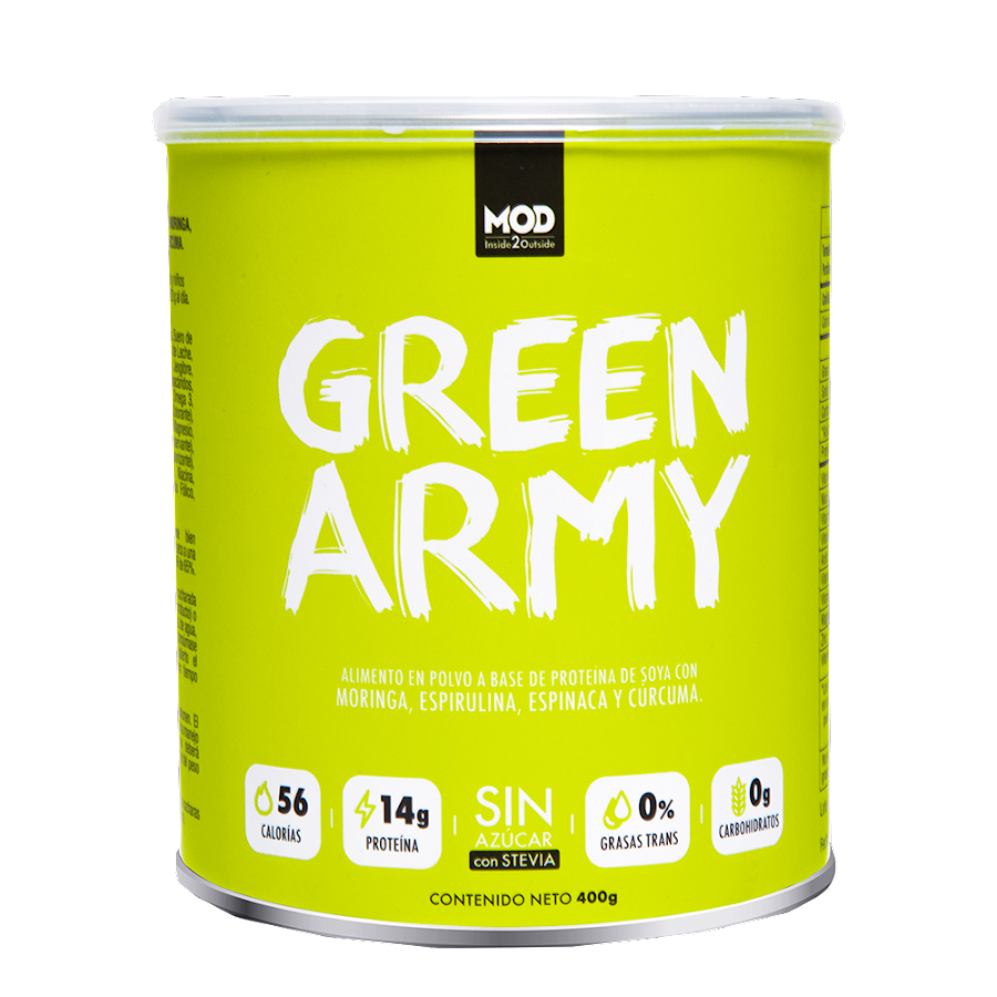Batido Green Army Mod x 400gr