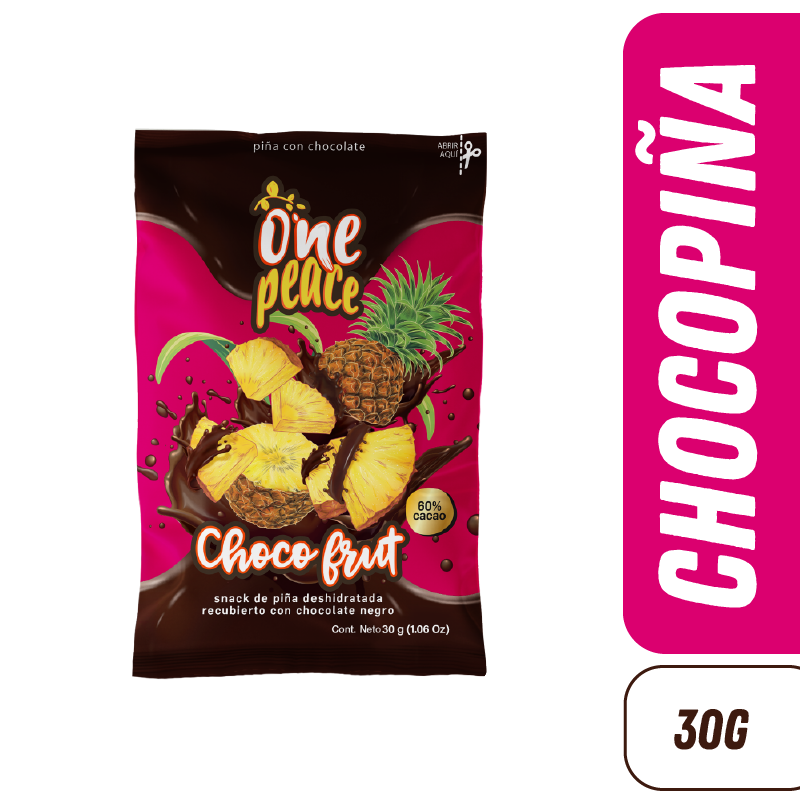 Snack Choco Piña One Peace x 30Gr