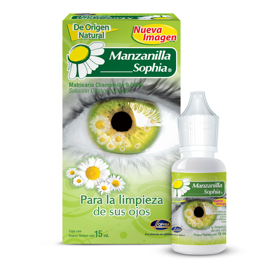 MANZANILLA SOPHIA SOL OFT FRASCO X15ML SOPHIA MATRICARIA CHAMOMILLA