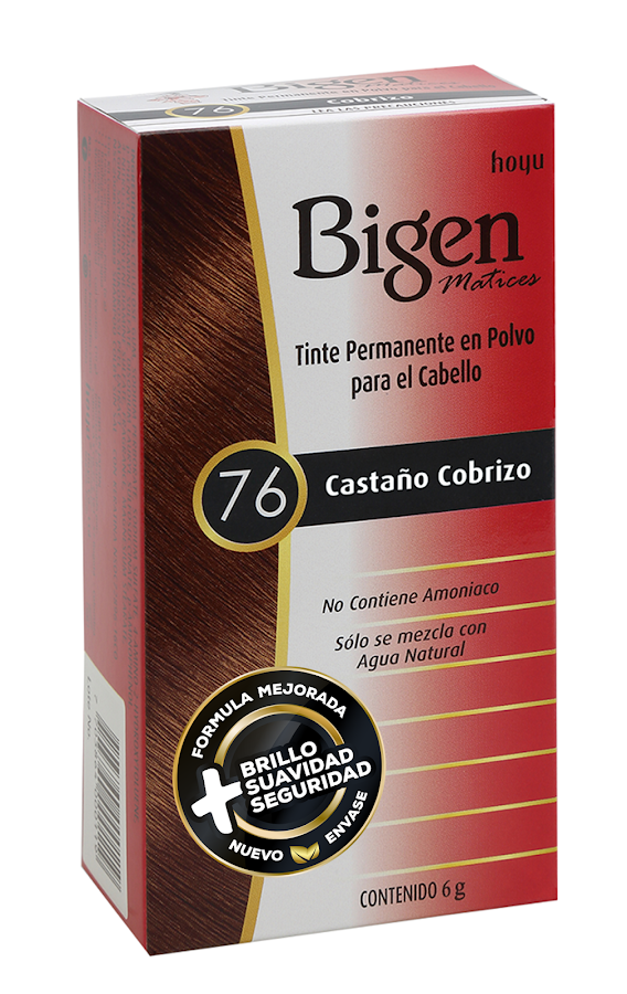 Tinte Bigen Castaño Cobrizo 76 x 6gr