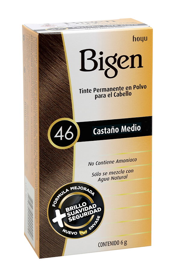 Tinte Bigen Castaño Medio 46 x 6gr