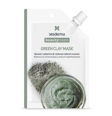 Mascarilla Facial Beauty Treats Green Clay Sesderma x 25Ml