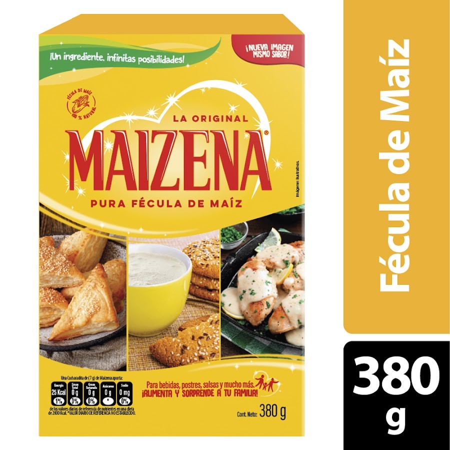Fécula Maíz MAIZENA Original Vitaminas Minerales x380g