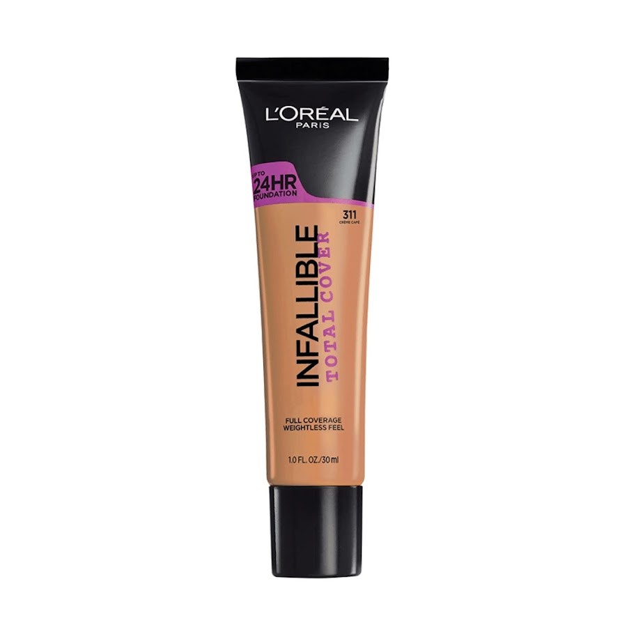 Base liquida Loreal Paris Infallible Total Cover 311 Creme Café x 30Ml