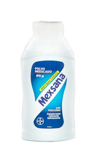 Talco MEXSANA Medicado Triclosan Cuerpo x85g