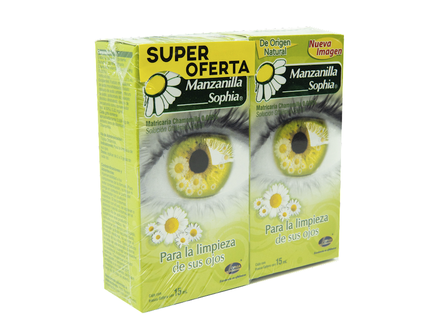 OFERTA MANZANILLA SOPHIA FCO X15ML X2UND SOP MATRICARIA CHAMOMI SP
