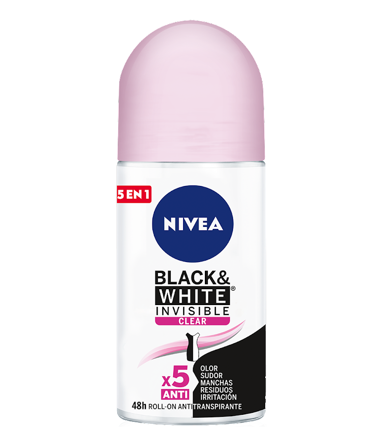Desodorante NIVEA Invisible Black & White 48H x50Ml
