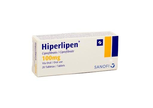 Hiperlipen 100Mg Tabletas Caja X20Tab. Sanofi Ciprofibrato