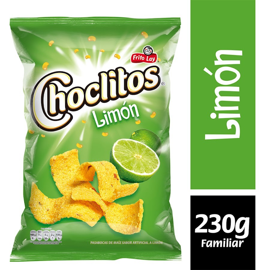 Pasabocas Choclitos Frito Lay Limón XXL x230G.