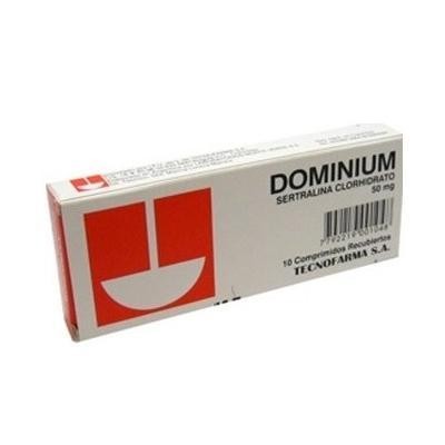 Dominium 25Mg Cápsulas Caja X10Cap. Tecnofarma Sertralina