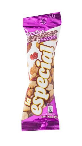 MANÍ LA ESPECIAL mezcla ARANDANOS X45G