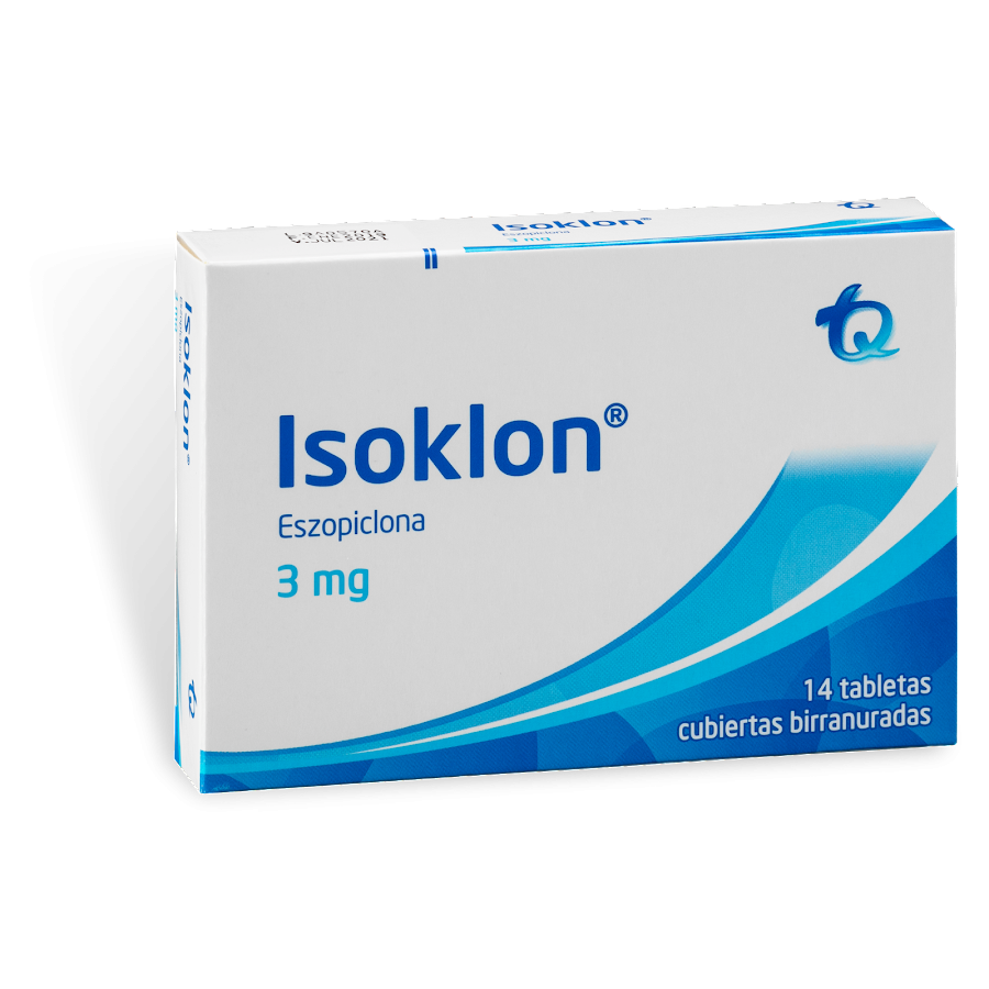 Isoklon 3mg. Tableta Caja x14Tab. TQ Eszopiclona