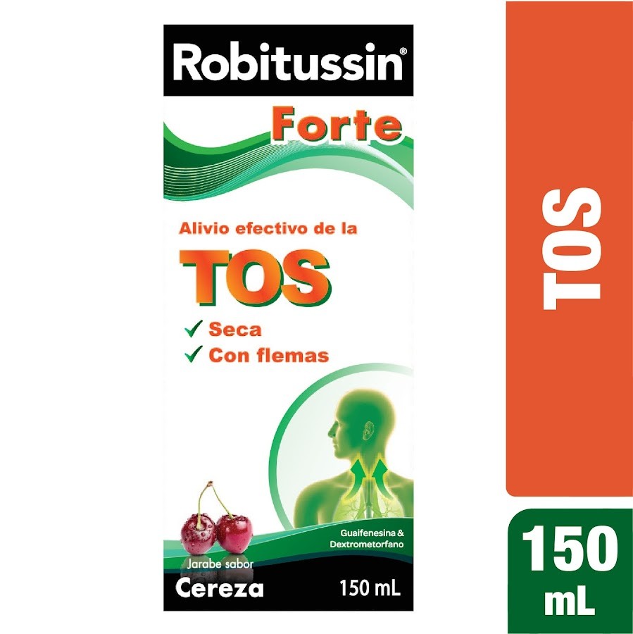 ROBITUSSIN Forte TOS Jbe.Fco. x150Ml. PFI Guaifenesina Dextrometorfano