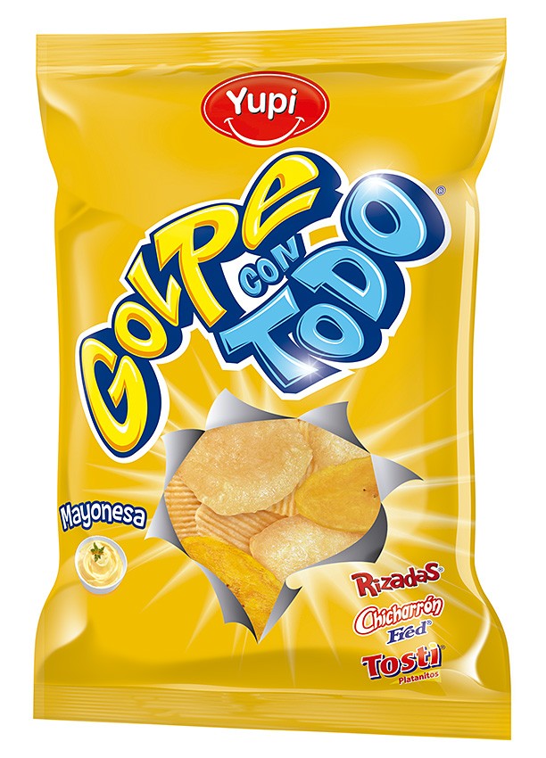 PASABOCAS YUPI EL GOLPE CON TODO MAYONESA PAQUETE X42G