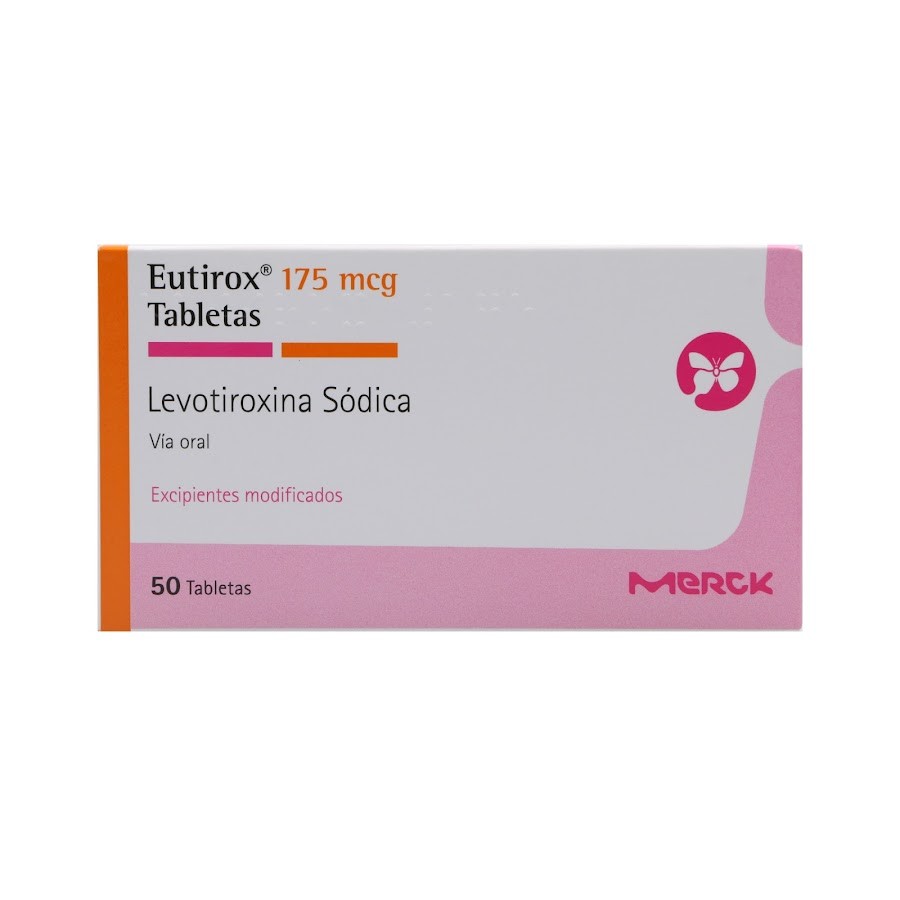 Eutirox 175Mcg Tabletas Caja X50Tab. Merck Levotiroxina