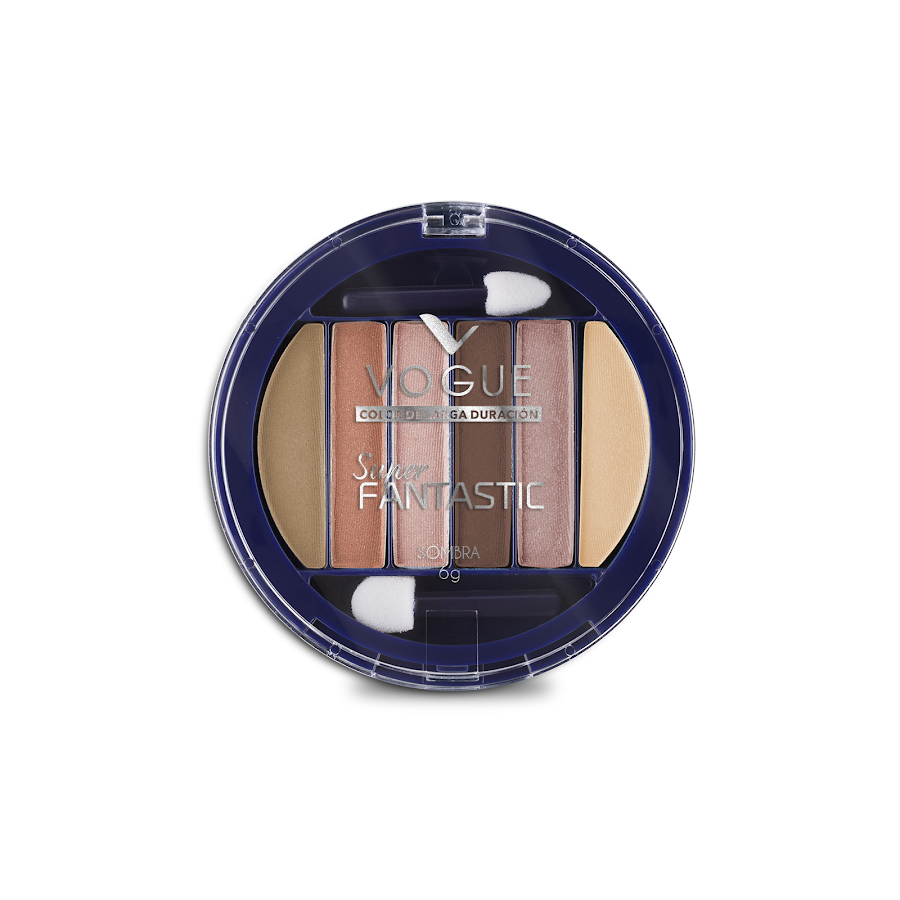 Sombra Vogue Seis Colores Super Fantastic Zamba 15 x 6Gr