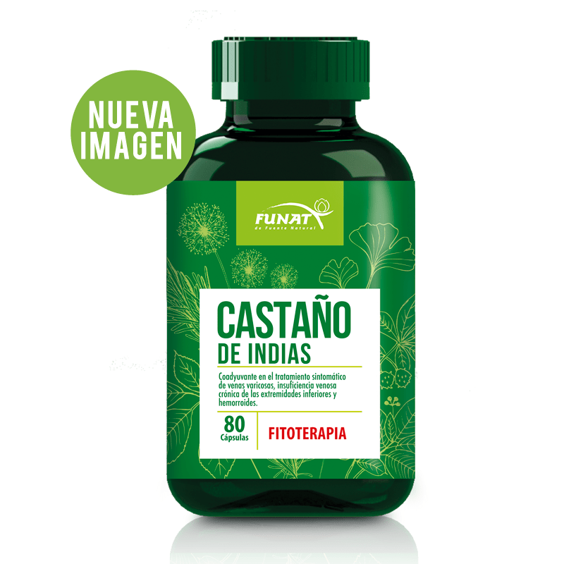 Castaño De Indias Funat Cápsulas Frasco X80Cap.