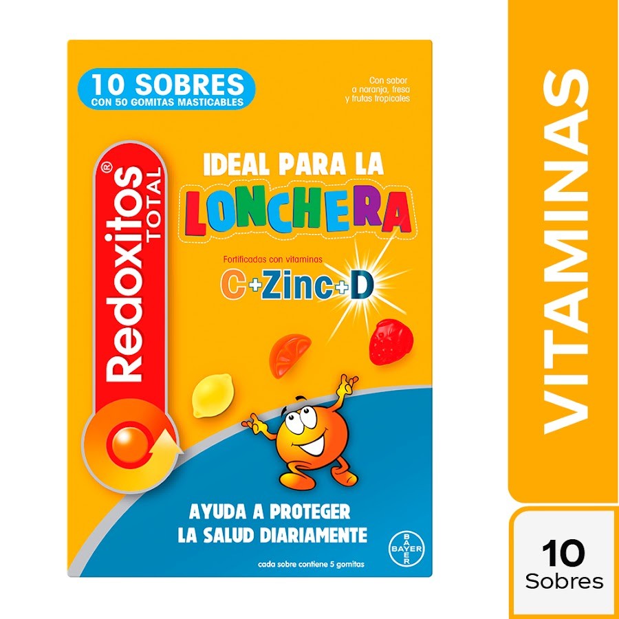 Redoxitos Total Gums Box Caja x 10 Sachets