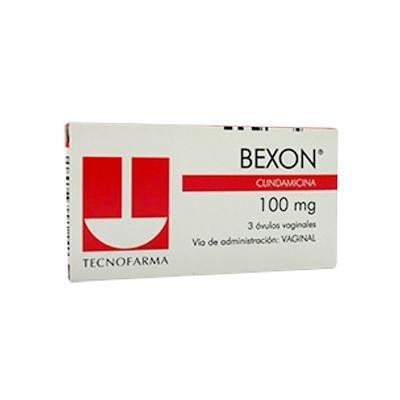 Bexon 100Mg Óvulos Caja x3Óvu. Tecnofarma Clindamicina