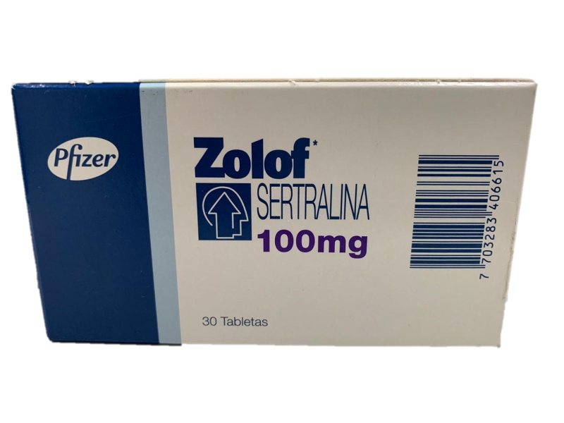 Zolof Pfizer Sertralina 100Mg Caja x 30Tab