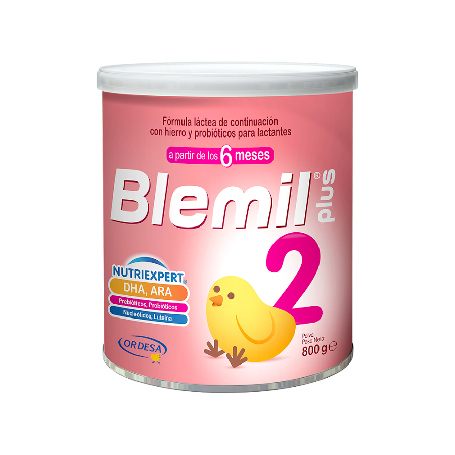 Formula Infantil Láctea Blemil Plus 2 Nutriexpert 6 Meses Lata x 800Gr
