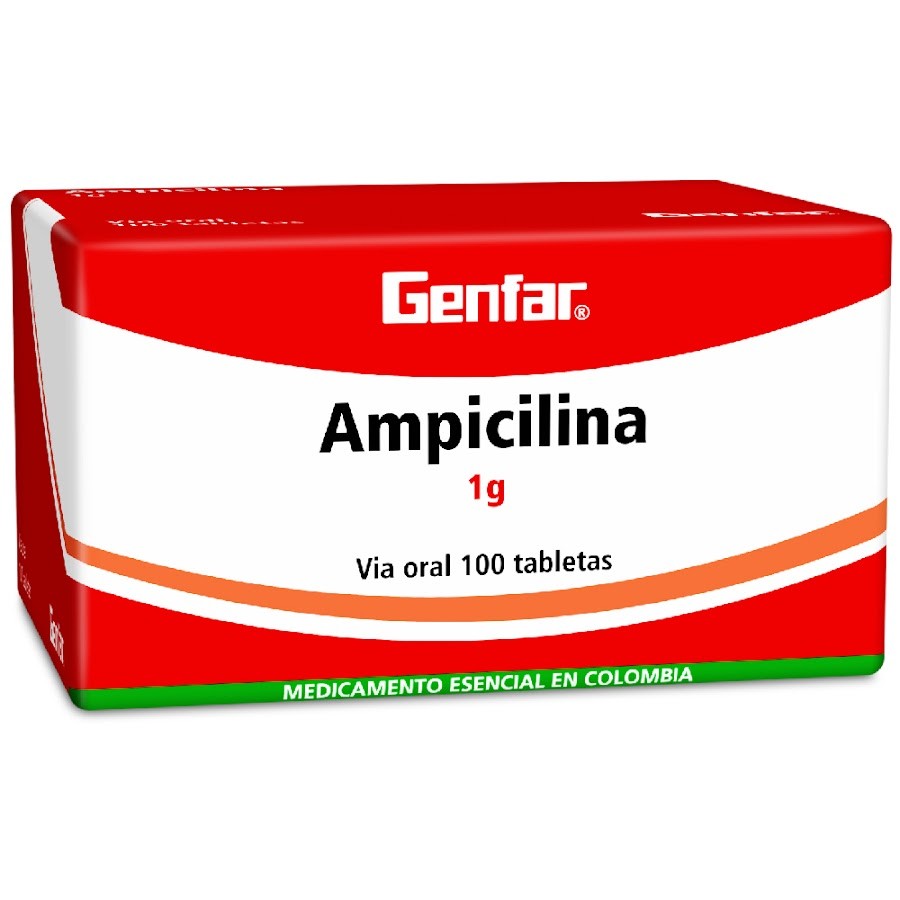 Ampicilina 1Gr Genfar Blister x 10Cap