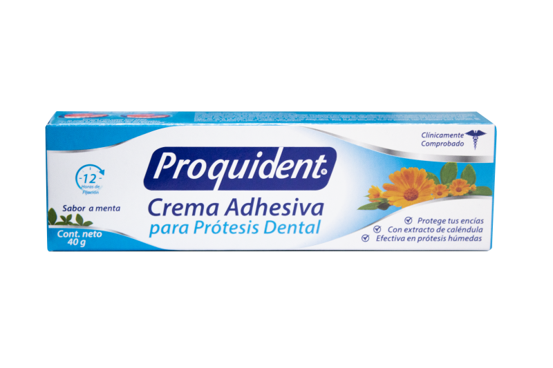 Crema Adhesiva Proquident Para Prótesis Sabor Menta 40g