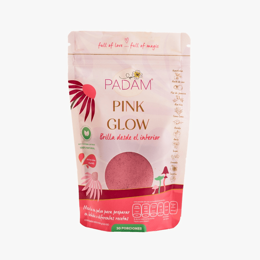 Padam Pink Glow Mezcla en Polvo x100gr x30 Porciones