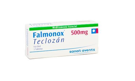 Falmonox 500Mg Tabletas Caja X3Tab. Sanofi Teclozán