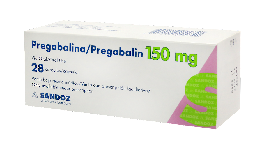 Pregabalina/Pregabalin 150Mg Sandoz Caja x 28 Capsulas