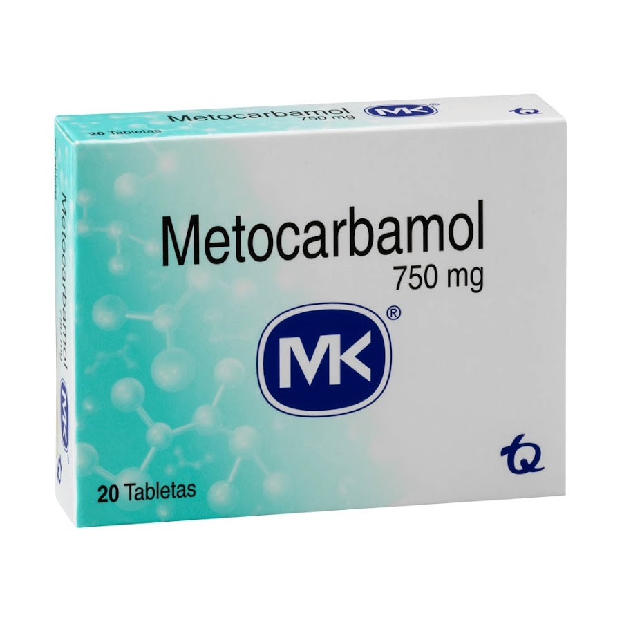 Metocarbamol MK 750mg Tableta Caja x20tab.