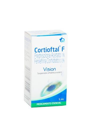 Cortioftal F 1% Sus.Oft.Fco. x5ml. MK Acetato Prednisolona Fenilefrina