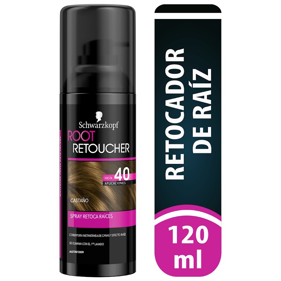 Retoca Raices Root Retoucher Castaño  spray x120ml