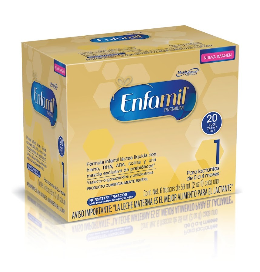 Formula Infantil Liquida Enfamil Etapa 1 Premium x 6 Frascos de 59ml