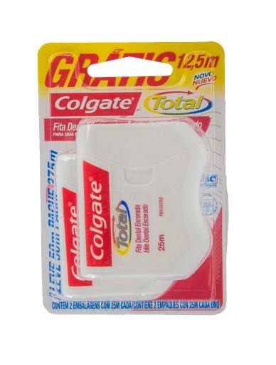 Oferta Hilo Dental COLGATE Total Encerado 25m. Gratis 12.5m. x2Und