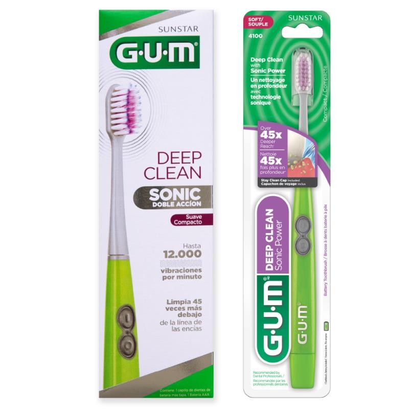 Cepillo Dental Electrico GUM Deep Clean Sonic Sunstar x 1Uni