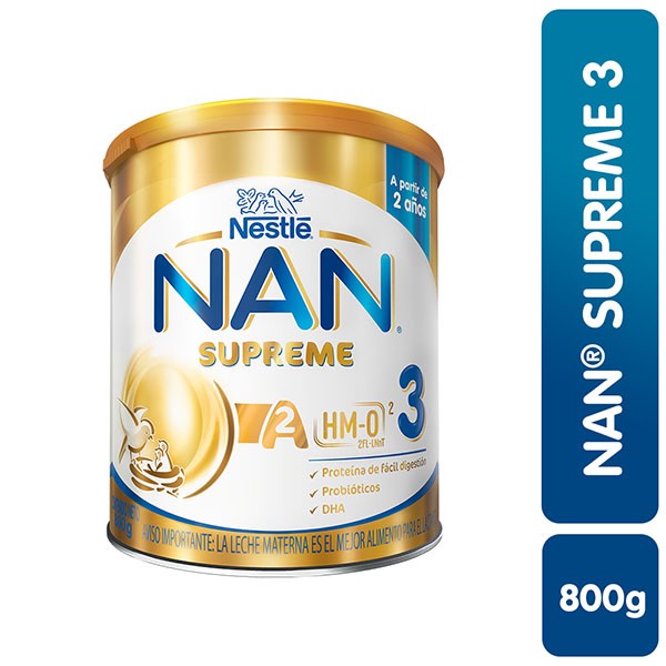 Alimento Lacteo en Polvo NAN Supreme 3 Nestle x 800Gr