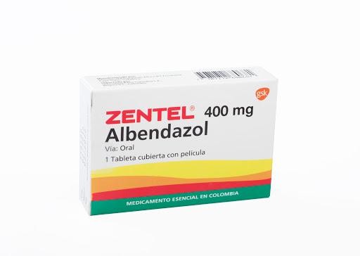 Zentel 400Mg Tabletas Caja x1Tab. GSK Albendazol