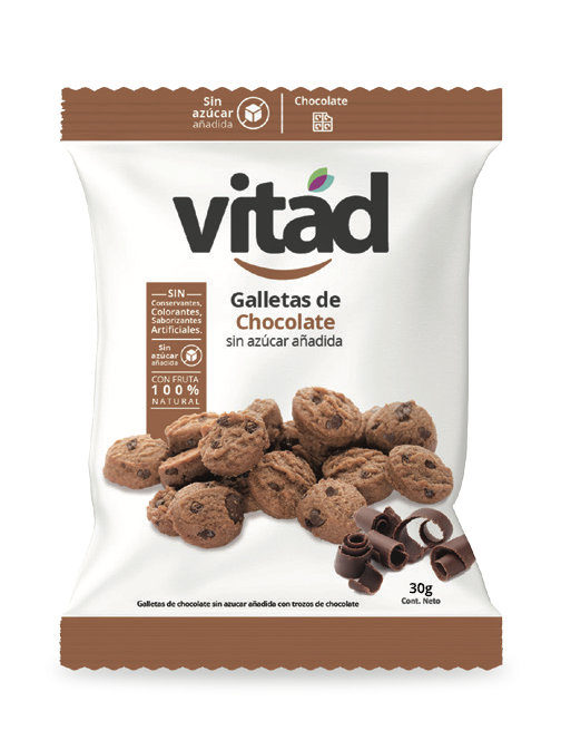 Galleta con Chocolate sin Azucar x 1 Unidad