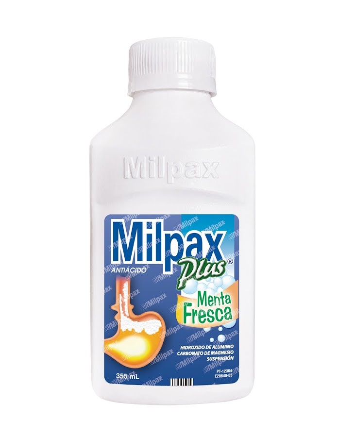 Milpax Plus Menta Fresca Frasco x 355Ml